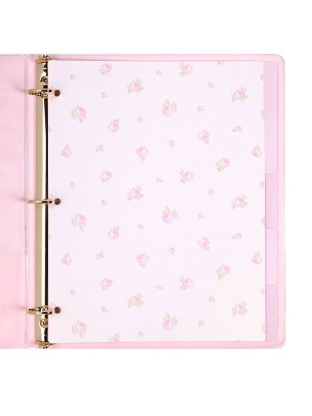 LoveShackFancy X Target Yoobi Blooming Heirloom 1”Binder with Dividers - Picture 2 of 4